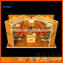 rental exhibition stand construction,tradeshow booth display,double deck booth from Shanghai